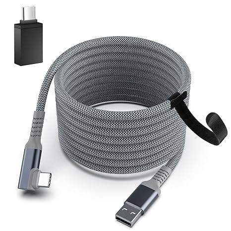 Cable for Oculus Quest 2 Link, 16FT Link Cable for Oculus Accessories, USB 3.2 Gen 1 Type A...
