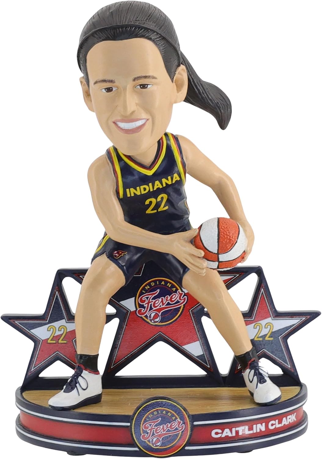 Caitlin Clark Indiana Fever Superstar Series Bobblehead WNBA Basketball