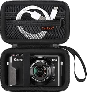 Canboc Camera Case for Canon PowerShot G7 X Mark III/ G7X Mark II Digital 4K Vlogging...