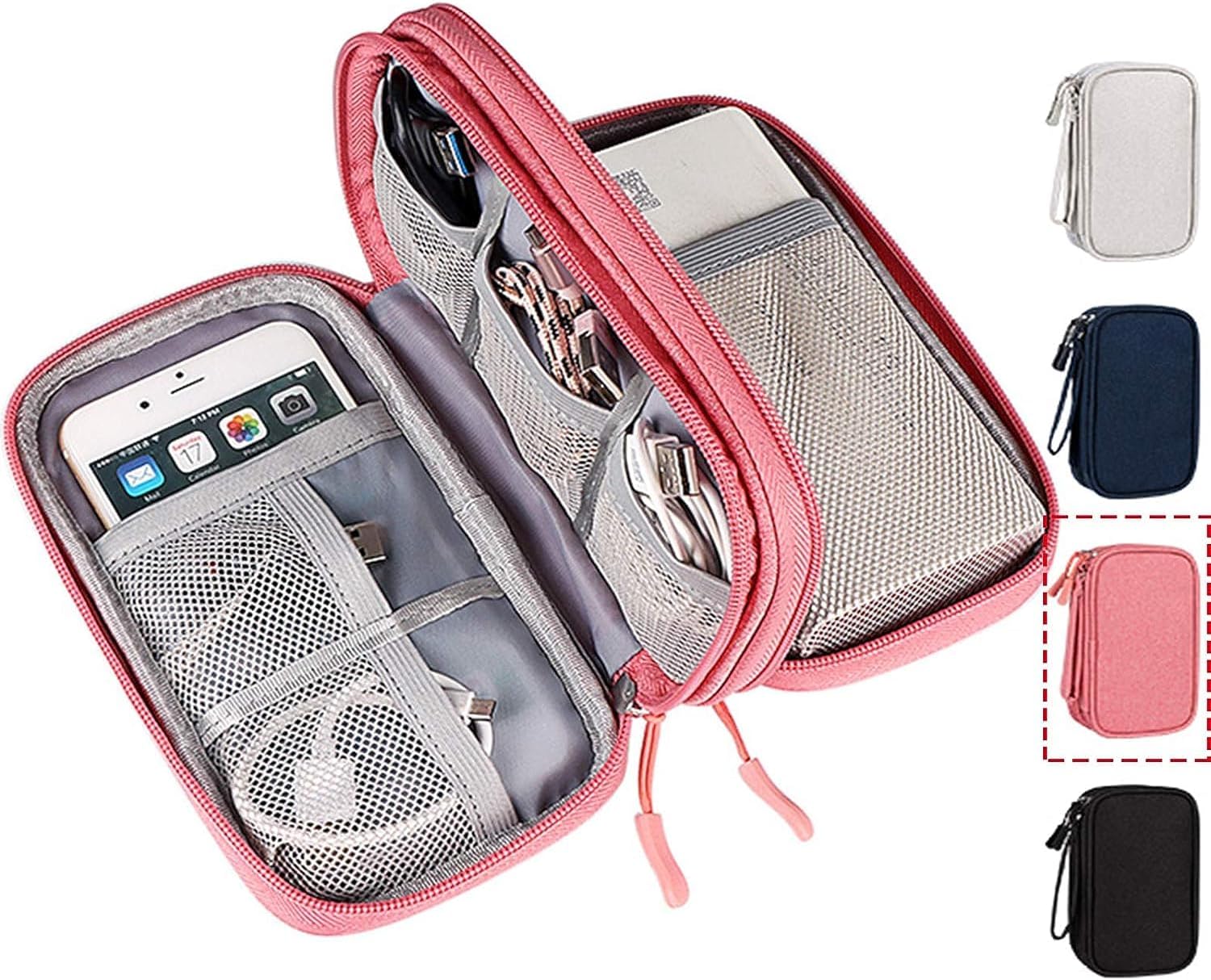 CAOODKDK Electronic Organizer Travel USB Cable Accessories Bag/Case,Waterproof for Power...