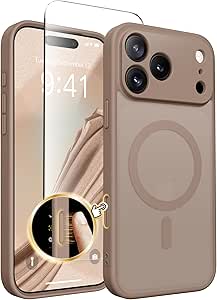 CAPRARO Magnetic for iPhone 17 Pro Case, Upgraded [Full Camera Protection] [Compatible with...