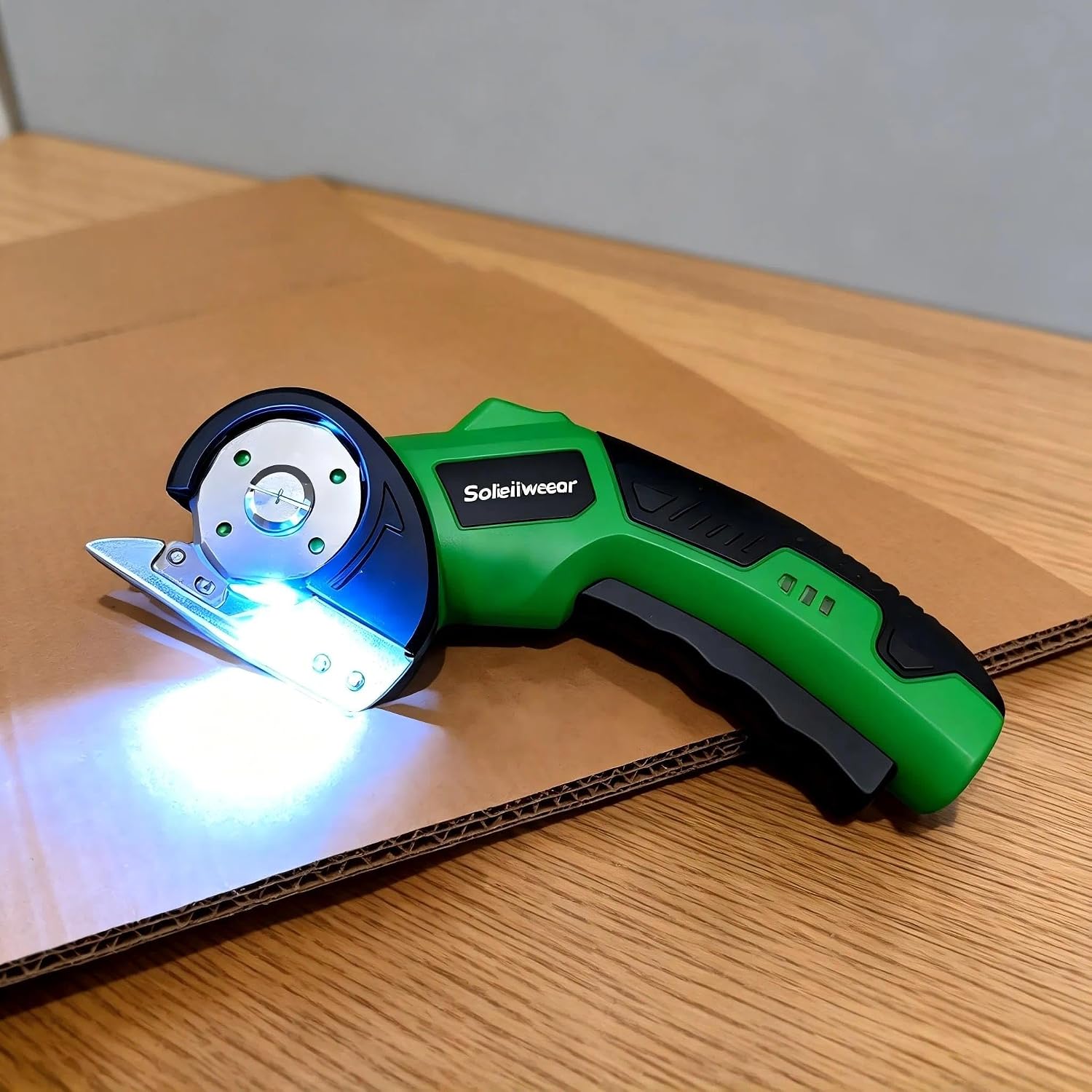 Cardboard Cutter, Rechargeable Cordless Electric Scissors, 4V Upgrade Motor Electric Box...