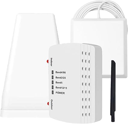 Cell Phone Booster for Home Office | 2 Inside Antennas| Boosts 5G & 4G LTE | Cell Phone...