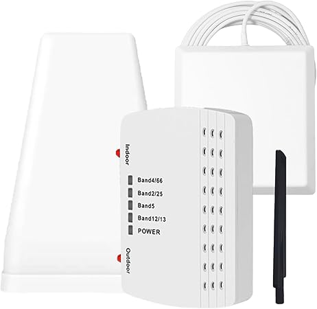 Cell Phone Booster for Home Office | 2 Inside Antennas| Boosts 5G & 4G LTE | Cell Phone... image