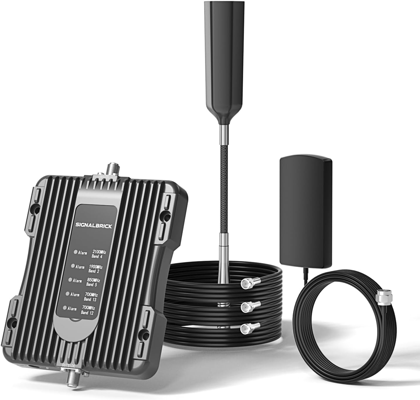 Cell Phone Booster for Truck RV Vehicle, Cell Phone Signal Booster Compatible with All U.S....