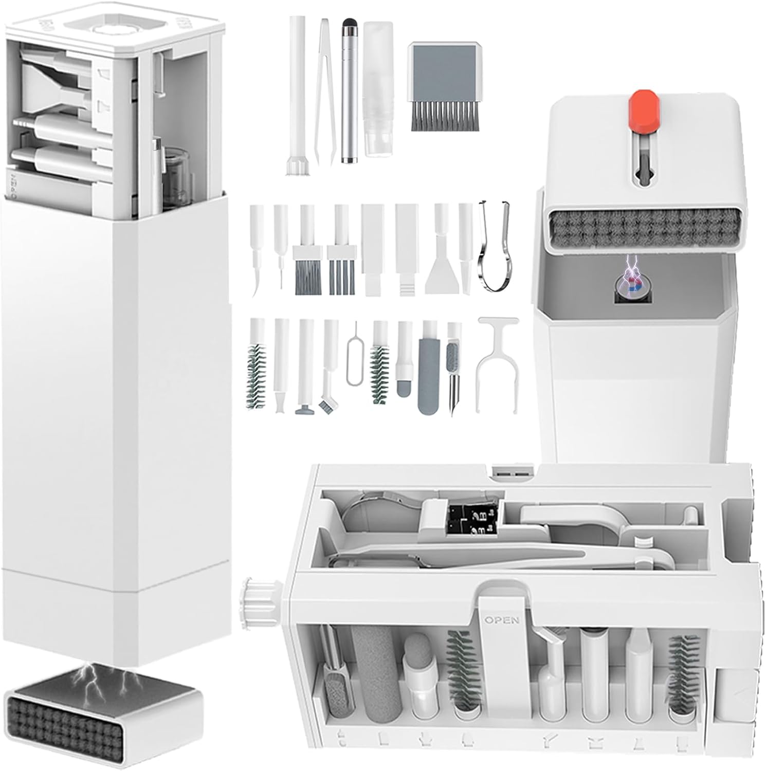 Cell Phone Cleaning Kit, iPhone Cleaning Kit for Charging Port Cleaner Keyboard Cleaning Kit...