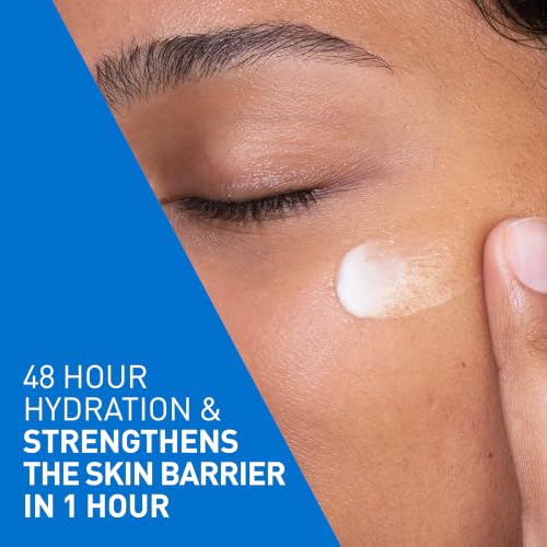 CeraVe PM Facial Moisturizing Lotion, Night Cream with Hyaluronic Acid and Niacinamide... image