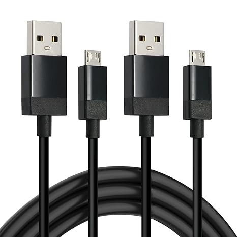 Charger Charging Cable for Xbox One Controller, Micro USB 2.0 Play Data Sync Cord for...