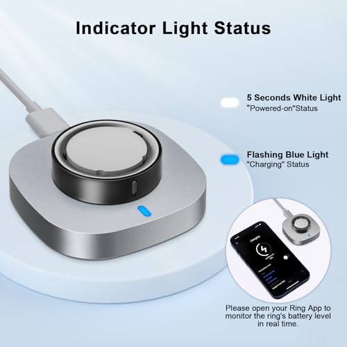 Charger Compatible with Ring Gen 4 Size 5, Fast Charging Dock with USB-C Cable (Not...
