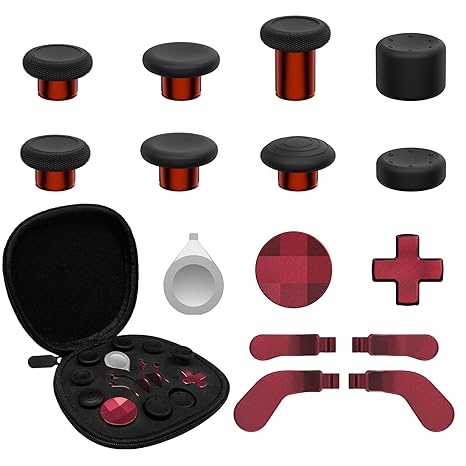 CHARM FOCUS 16-in-1 Metal Thumbsticks Replacement Kits for Xbox Elite Series 2, Xbox Elite 2...
