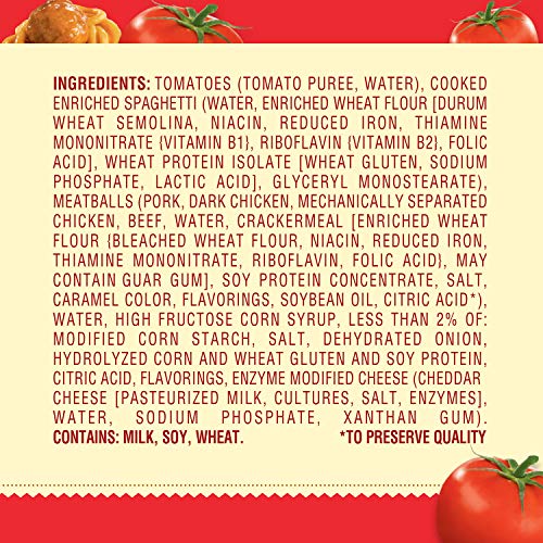 Chef Boyardee Spaghetti and Meatballs, 14.5 Oz Cans, Pack of 4 image