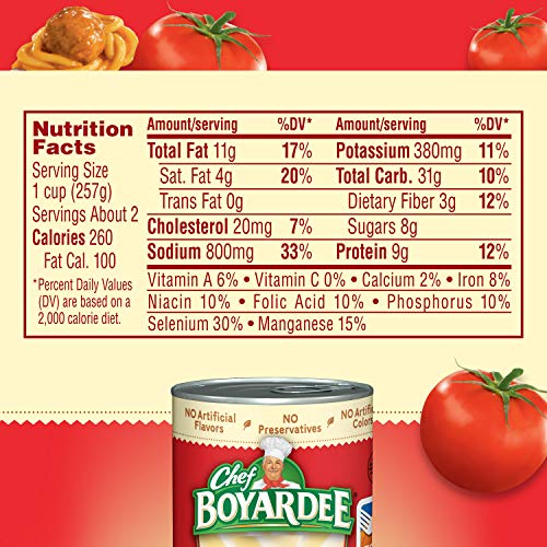 Chef Boyardee Spaghetti and Meatballs, 14.5 Oz Cans, Pack of 4 image