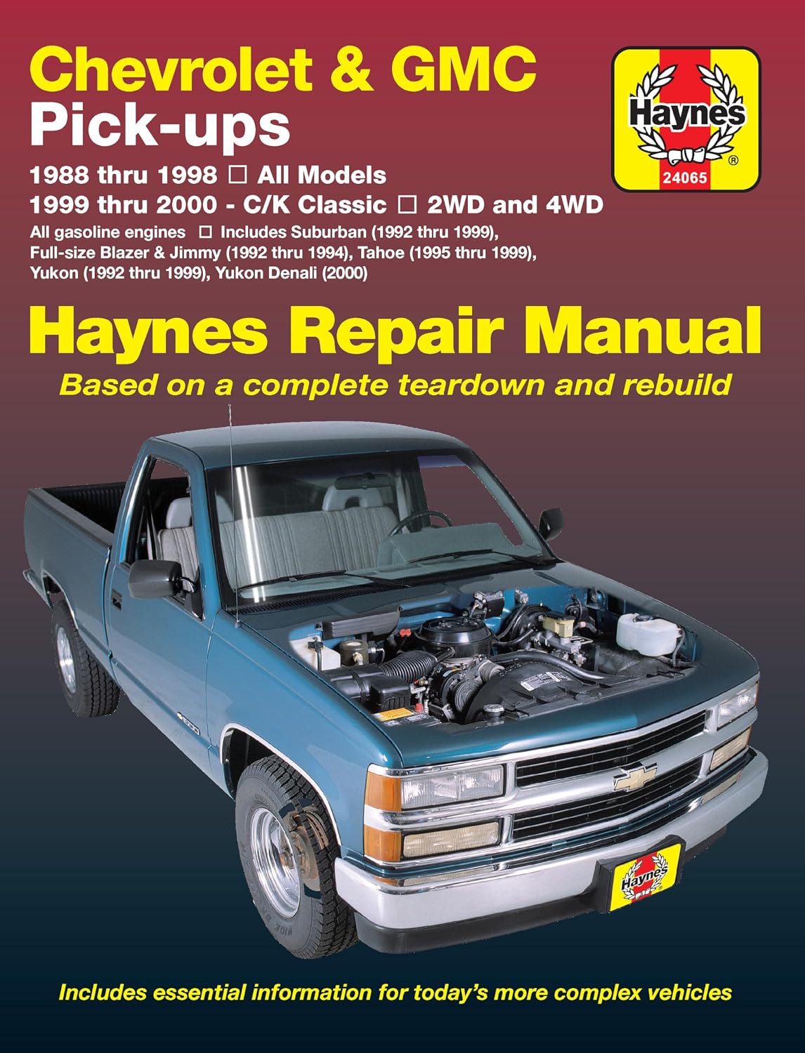 Chevrolet & GMC Full-size Pick-ups (88-98) & C/K Classics (99-00) Haynes Repair Manual (Does...