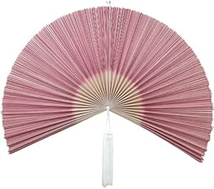 ChumDecor Fan Wall Decor,Japanese Wall Fan Decor,Large Bamboo Fan Wall Art For Boho Hanging...