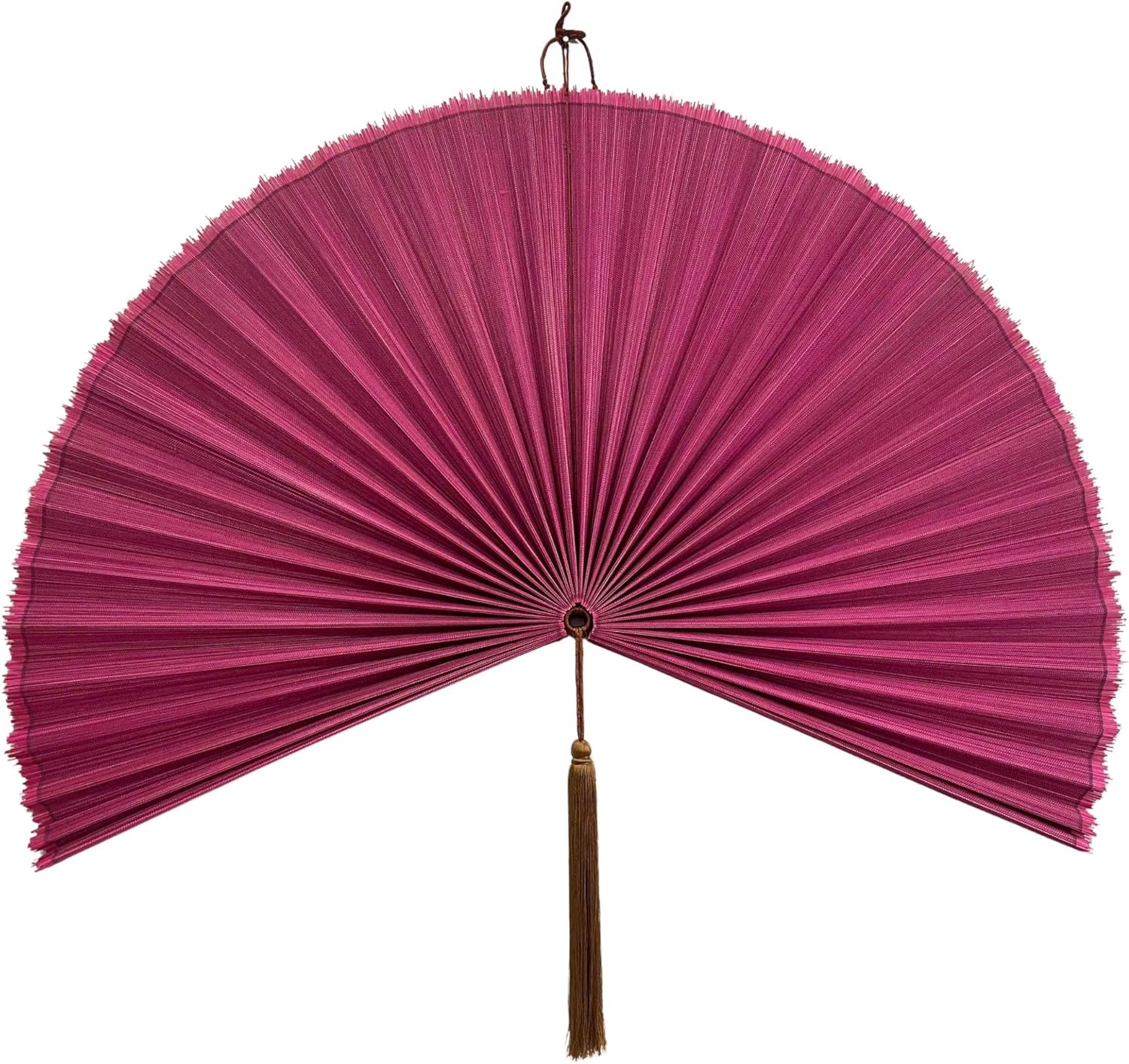 ChumDecor Fan Wall Decor,Large Bamboo Fan Wall Art for Boho Hanging Headboard,Decorative...