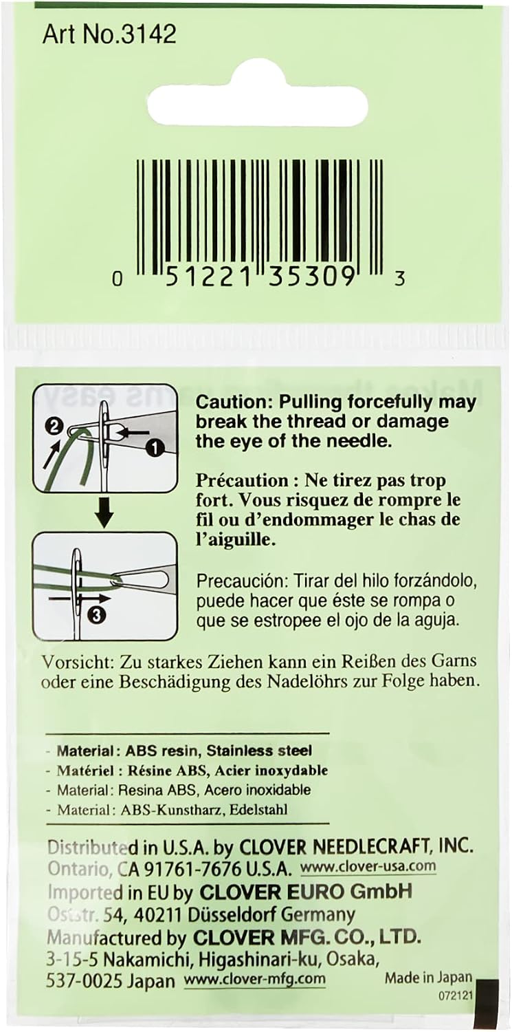 Clover 3142 Yarn Threader,Dark green image