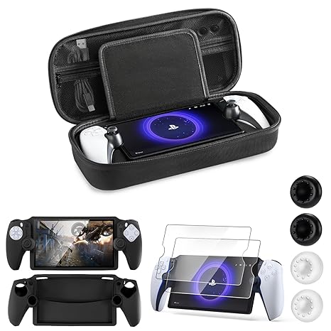 CoBak Hard Carrying Shell Case for PlayStation Portal Remote Player - with 2 Screen...