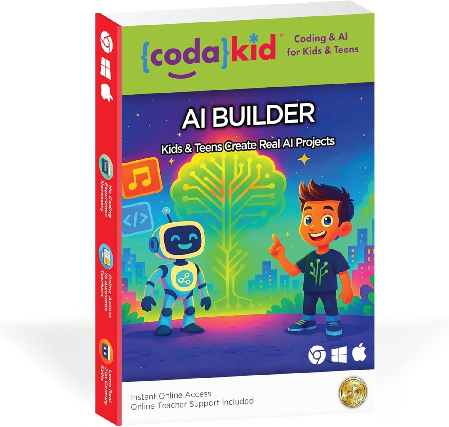 CodaKid AI Coding Box for Kids - Artificial Intelligence & Python Program, Ages 9+...