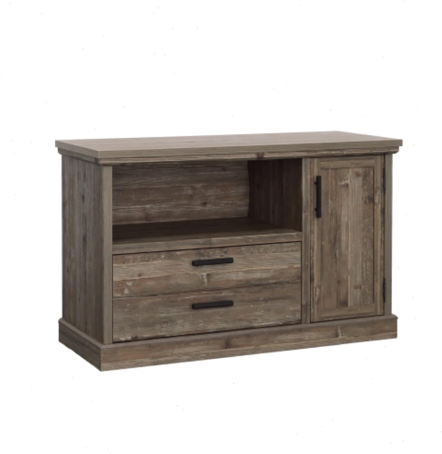 Commercial Office Credenza, L: 47.09" x W: 19.45" x H: 29.76", Pebble Pine Finish