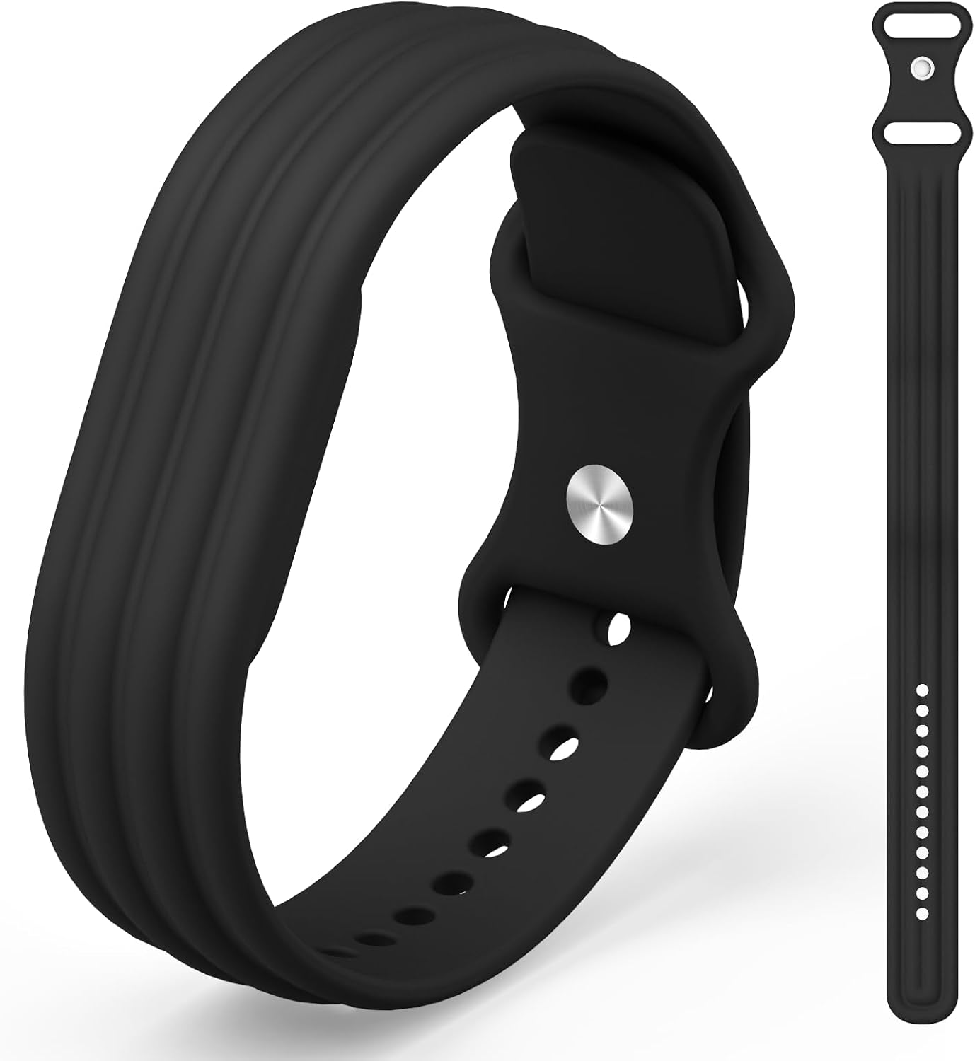 Compatible with Google Fitbit Air Band Silicone,Sweatproof & Water Resistant, Soft &...