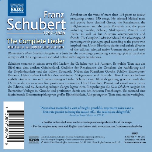 Complete Lieder Edition image