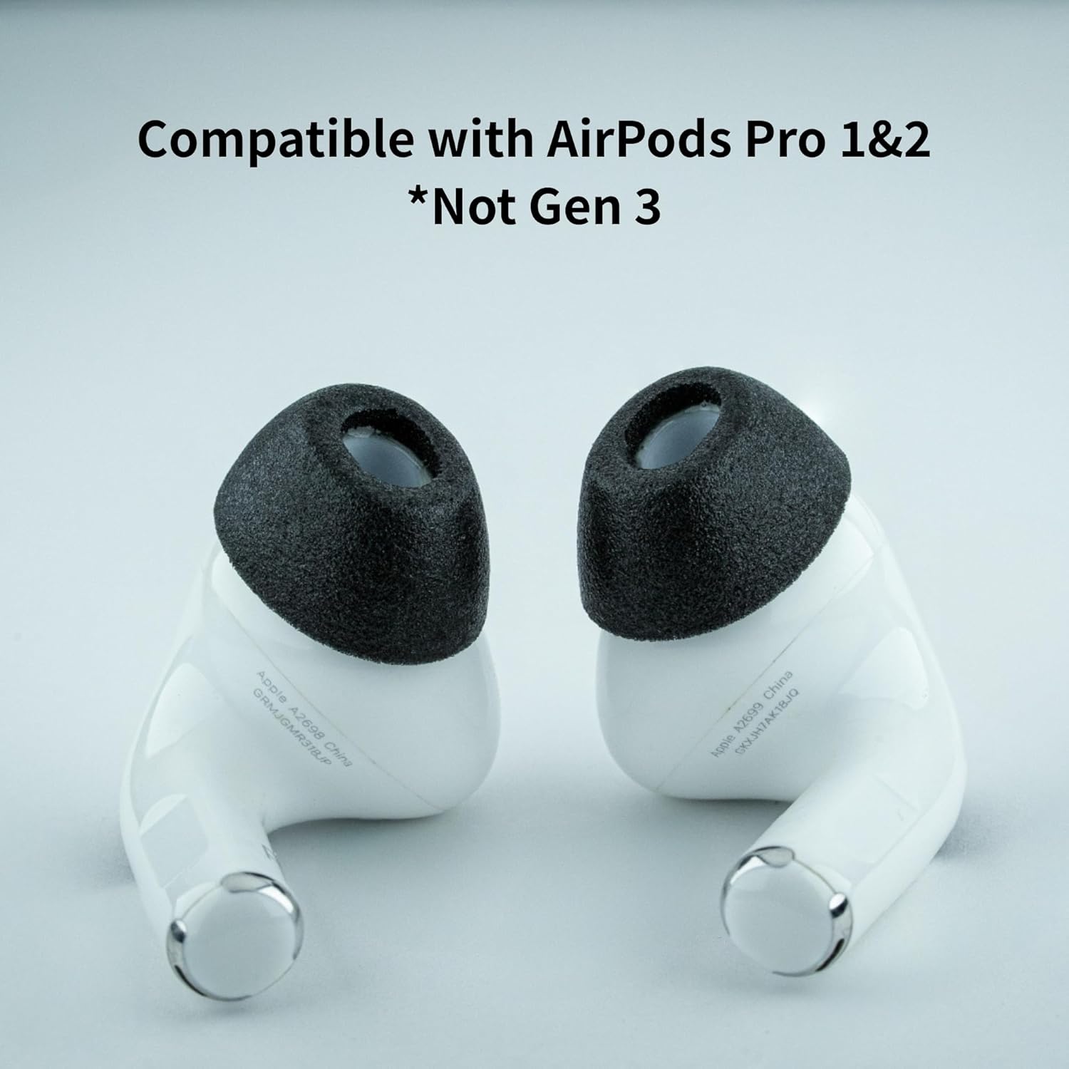 Comply Memory Foam Replacement Earbud Tips for Apple AirPods Pro 1 & 2 | Ultimate Comfort...