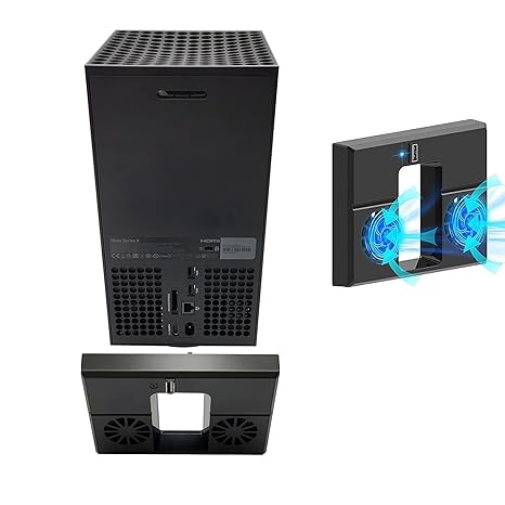 Console Cooling Fan Compatible for Xbox Series X USB External Cooler Turbo Temperature...