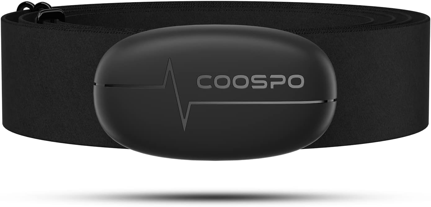 COOSPO H6 Heart Rate Monitor Chest Strap Bluetooth 4.0 ANT+ IP67 Chest Heart Rate Sensor for...