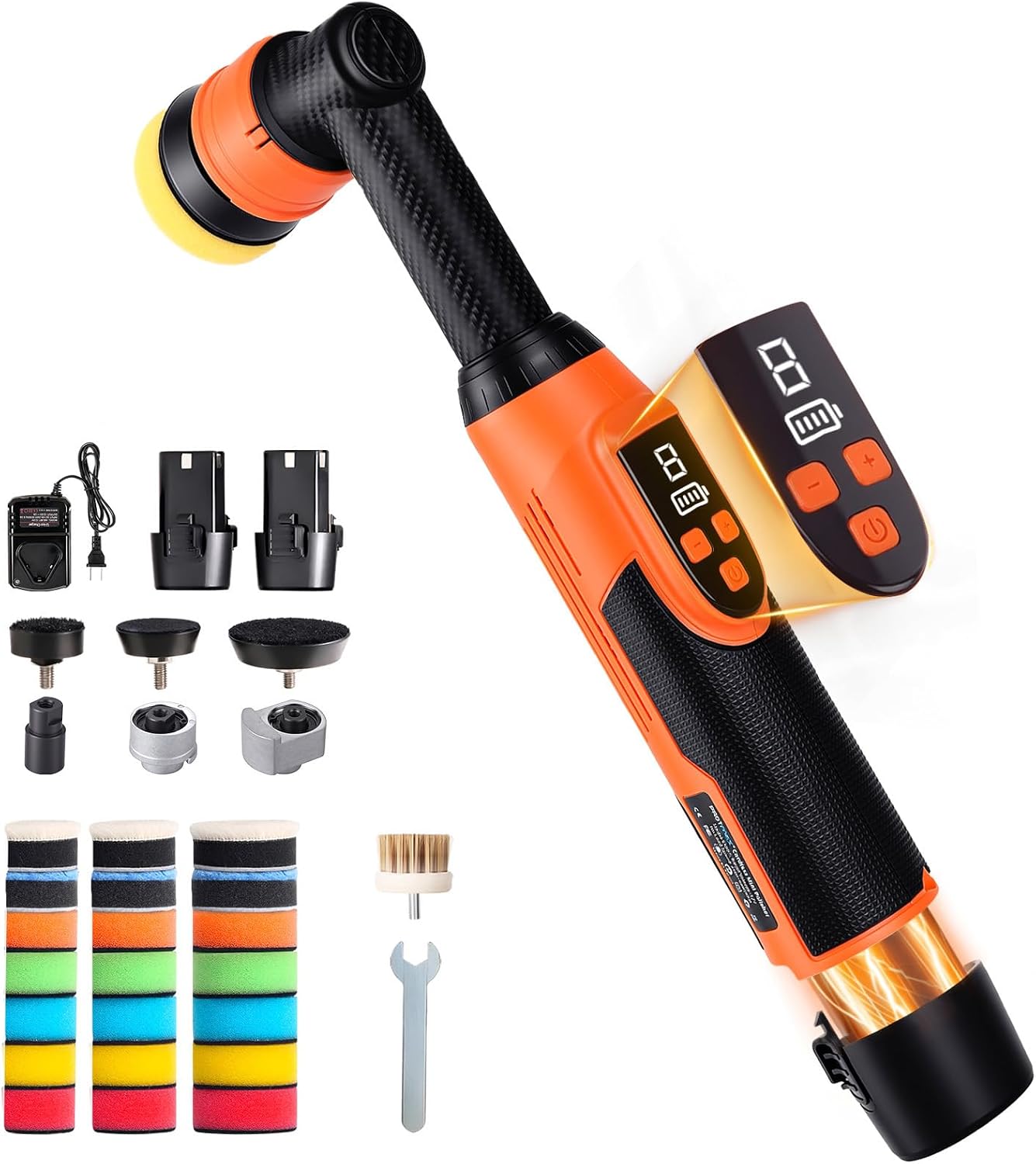 Cordless Mini Polisher - 12V Multi Polisher Cordless Scratches Killer RO/DA Car Polisher...
