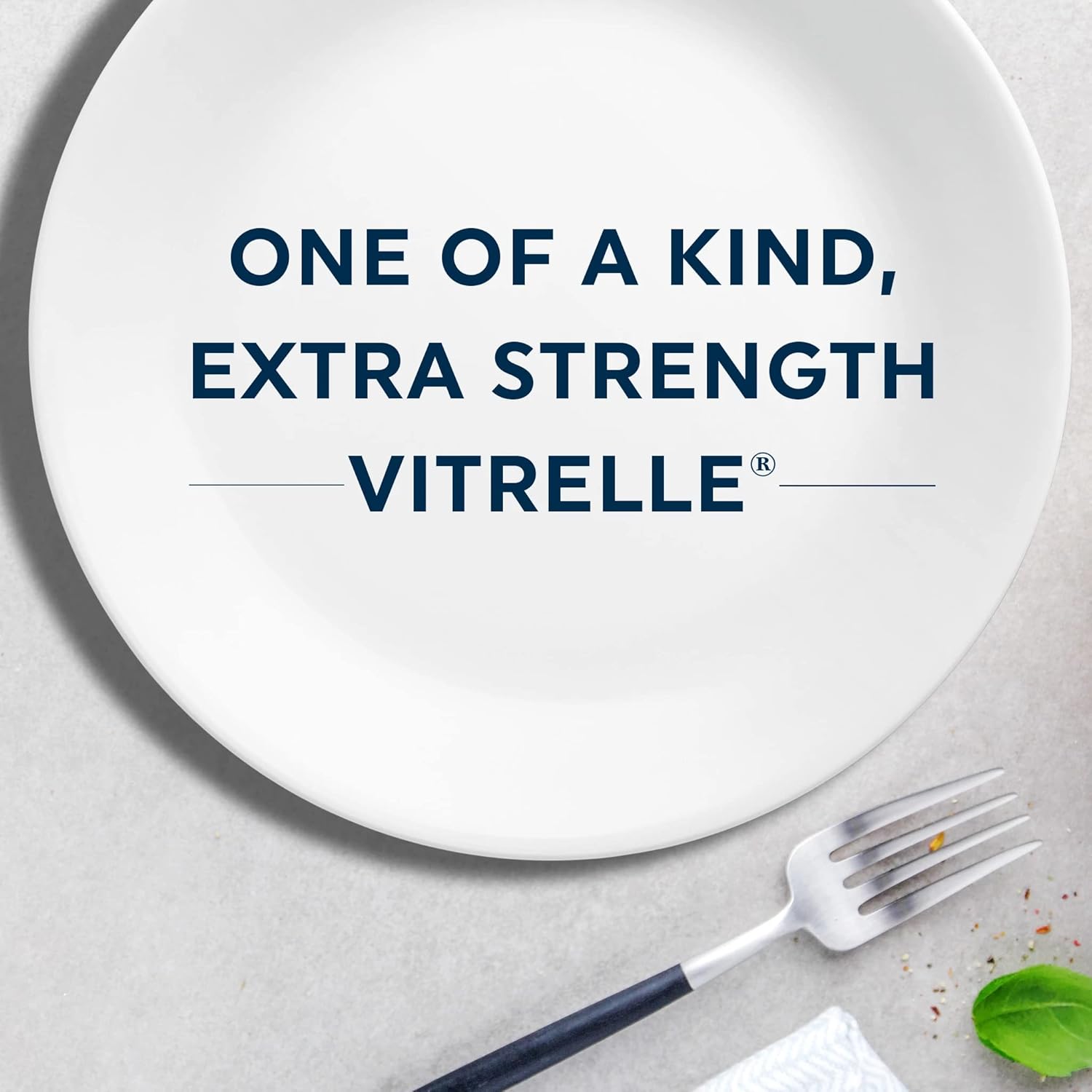 Corelle Vitrelle 8-Piece Dinner Plates Set Triple Layer Glass and Chip Resistant... image