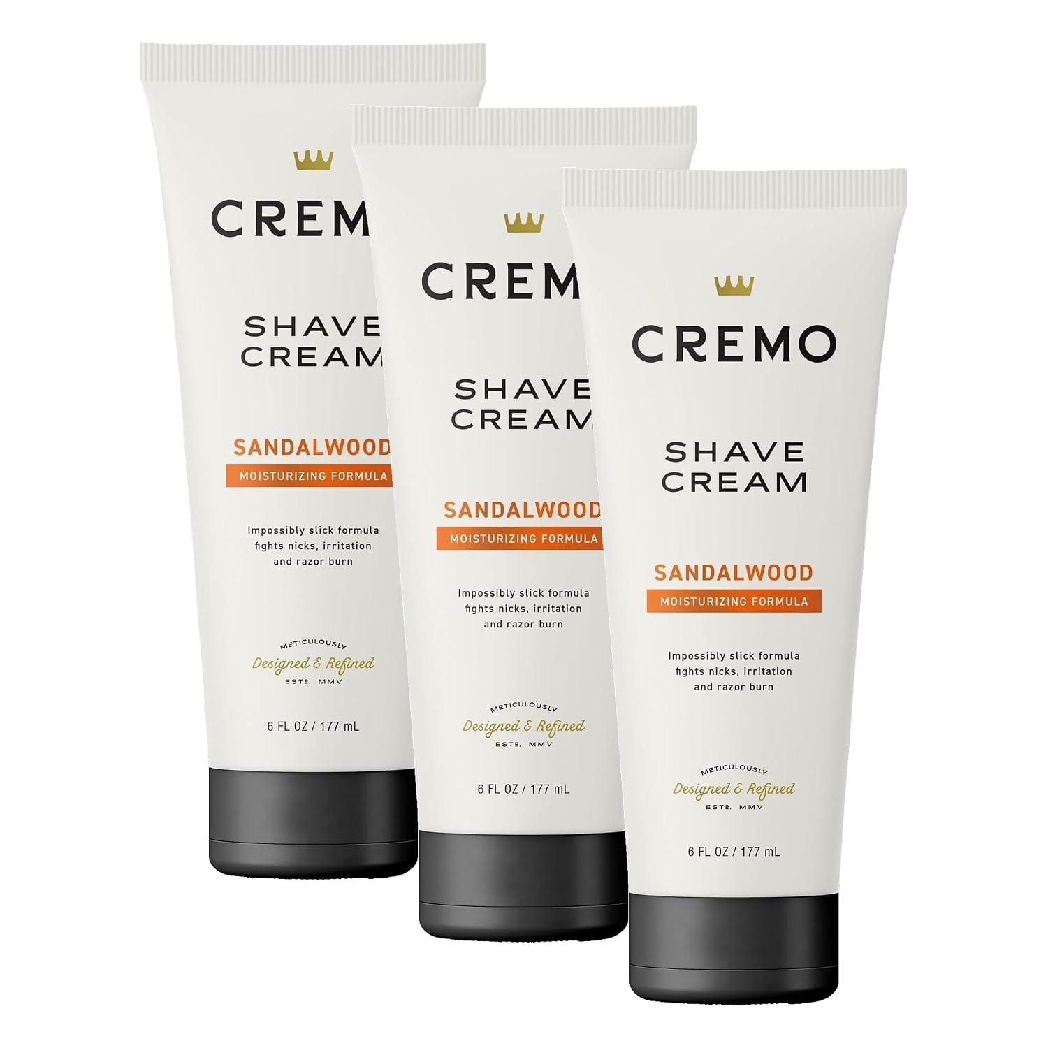 Cremo Sandalwood Shave Cream, Astonishingly Superior Ultra-Slick Shaving Cream for Men...