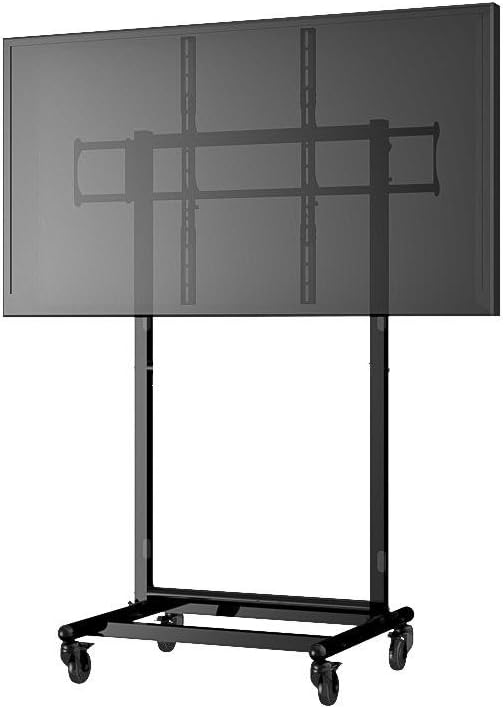 CT-OS45-NS Adjustable Ergonomic Mobile TV Cart for 56-Inch to 70-Inch TVs with No Shelf
