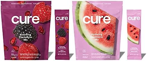 Cure Hydration Electrolyte Mix | Electrolyte Powder for Dehydration Relief | Made with...