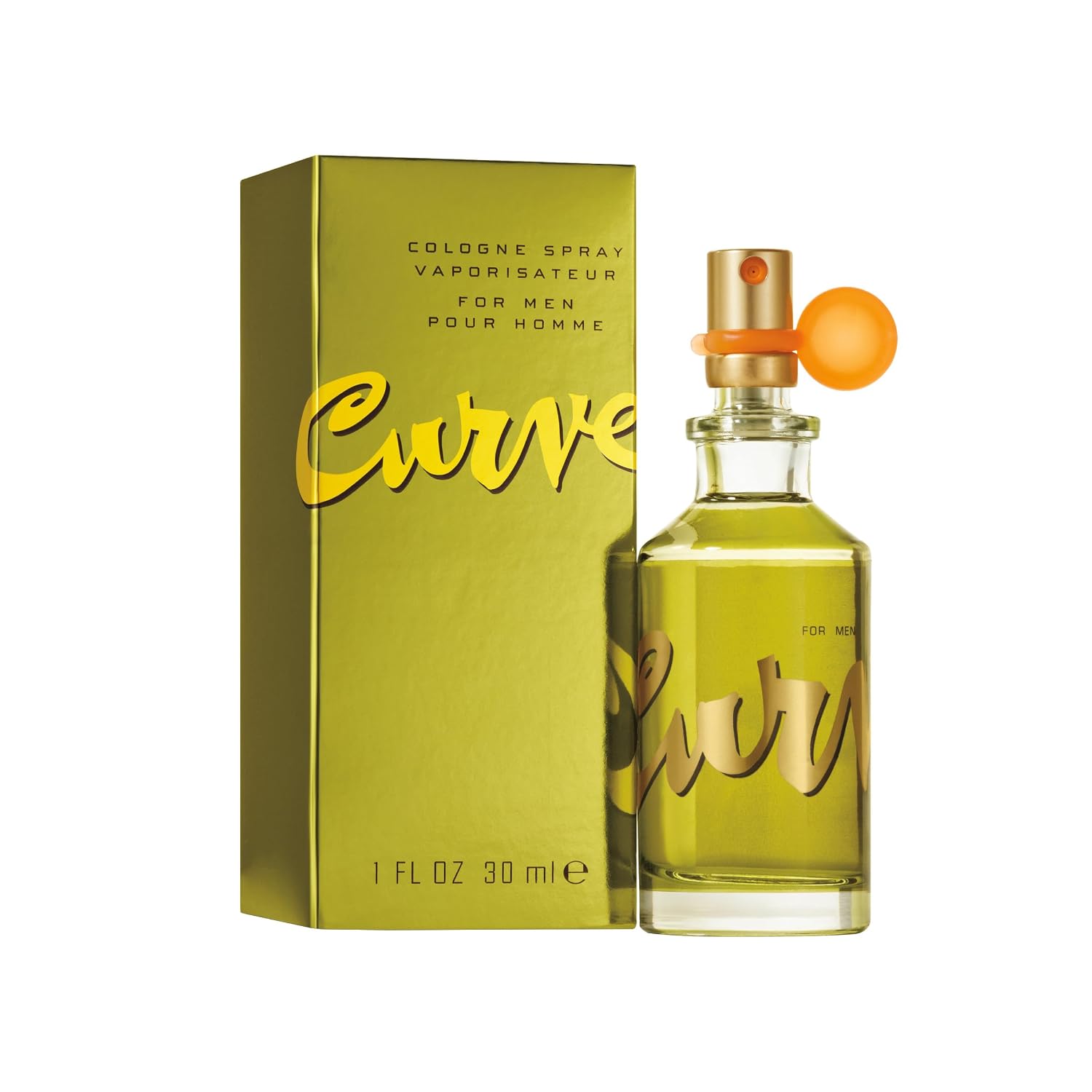 Curve for Men Cologne Spray, Spicy Woody Magnetic Scent for Day or Night, 1.0 fl oz image