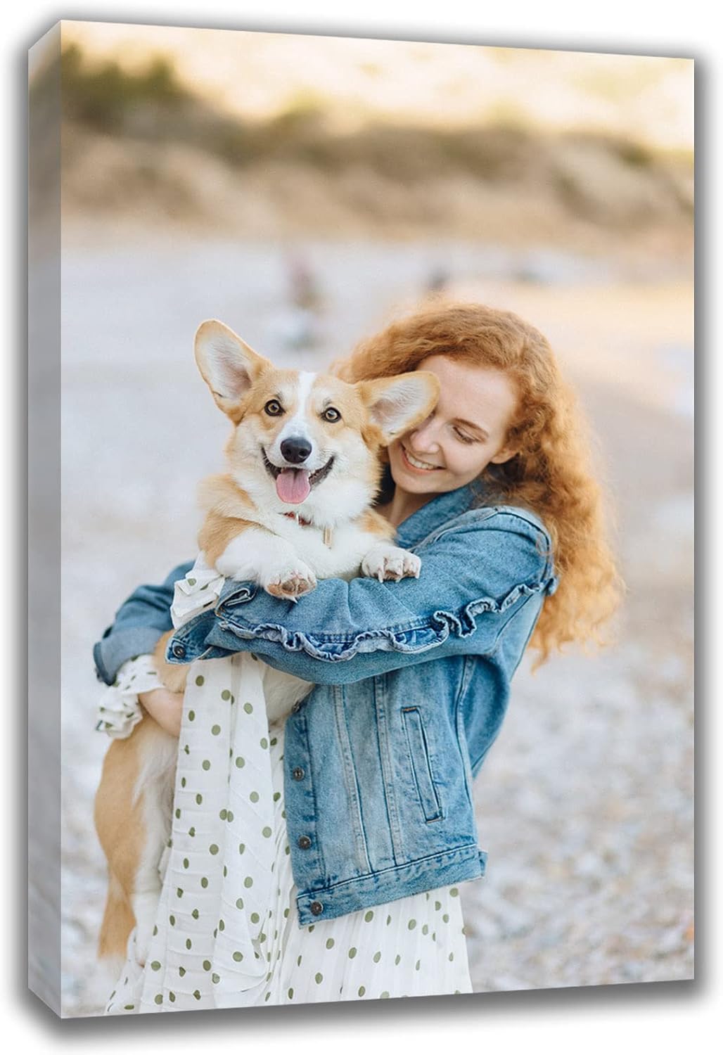 Custom Canvas Prints with Your Photos (16x20, Framed Canvas) Custom Wall Art Personalized...