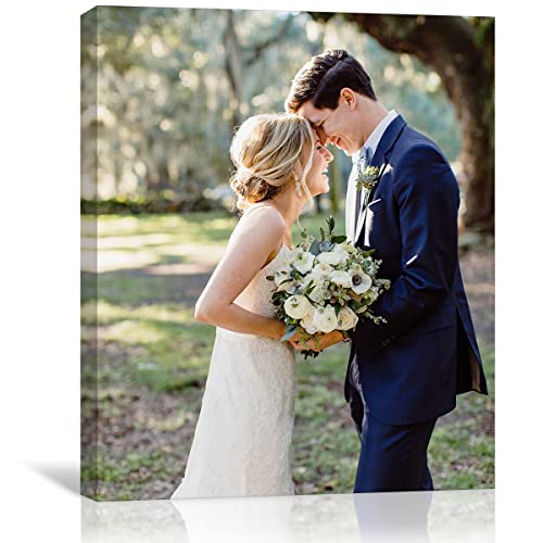 Custom Framed Canvas Prints With Your Photos - Personalized Picture To Canvas Wall Art (8"... image