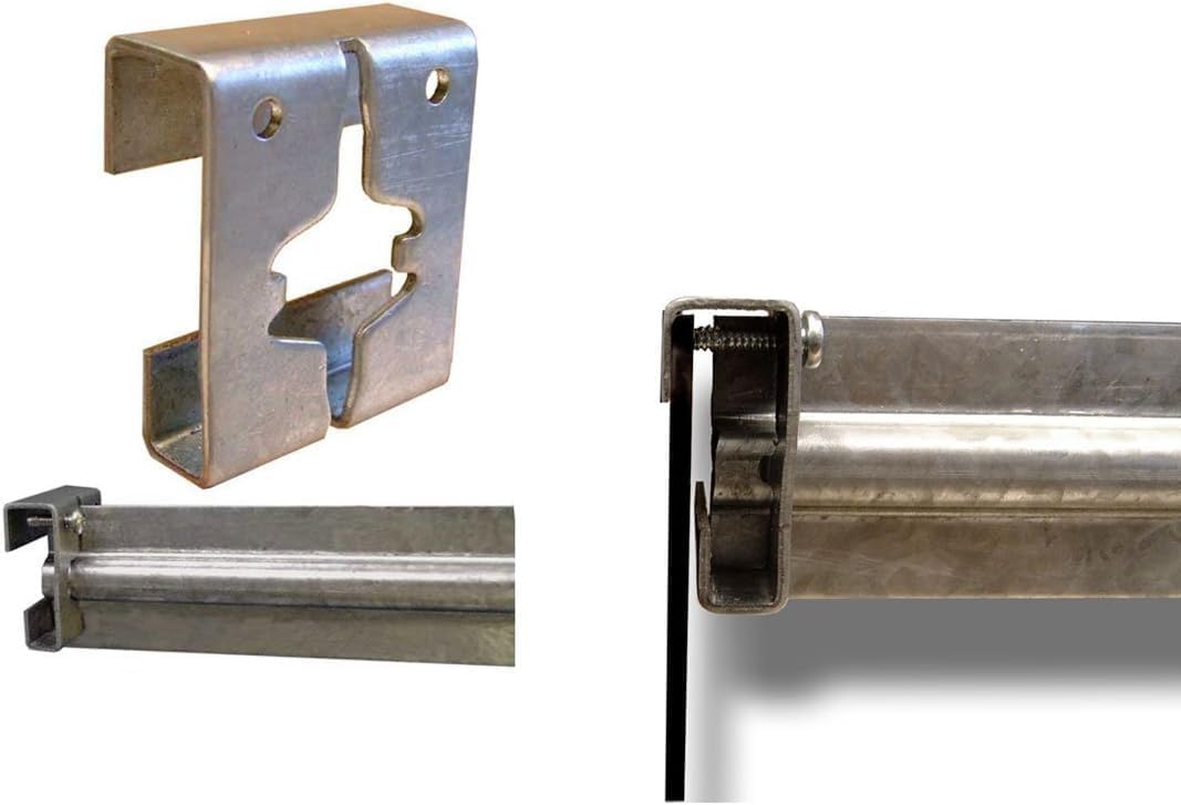 Cut to Length Heavy Duty Metal File Bar Kit w/ 2 Clips for Metal or Wood Drawers (for Wood...