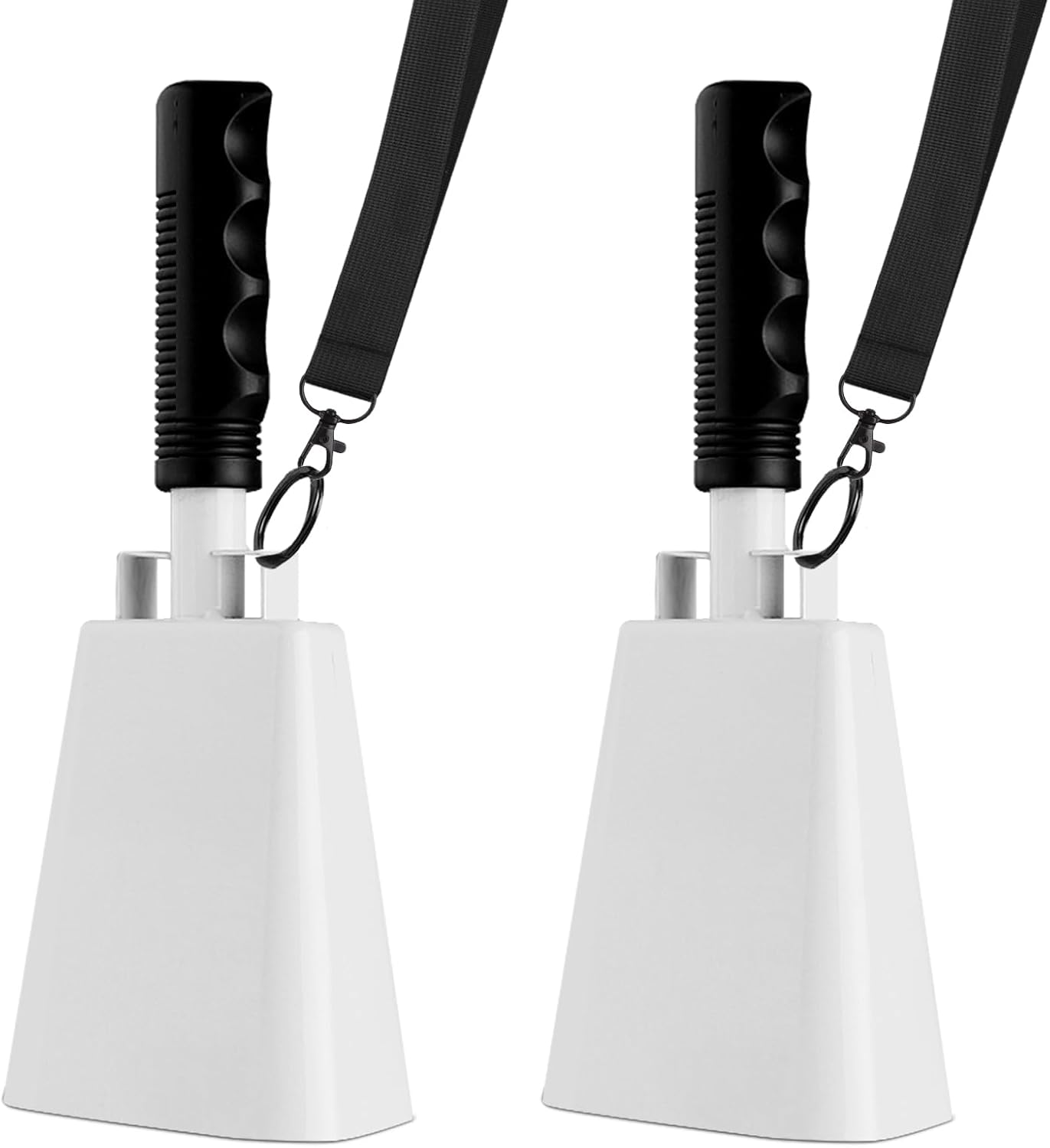 cyrico Cow Bell, 2 Pack Cheering Cowbells for Sporting Events, 10 Inch Large Cow Bells Noise...