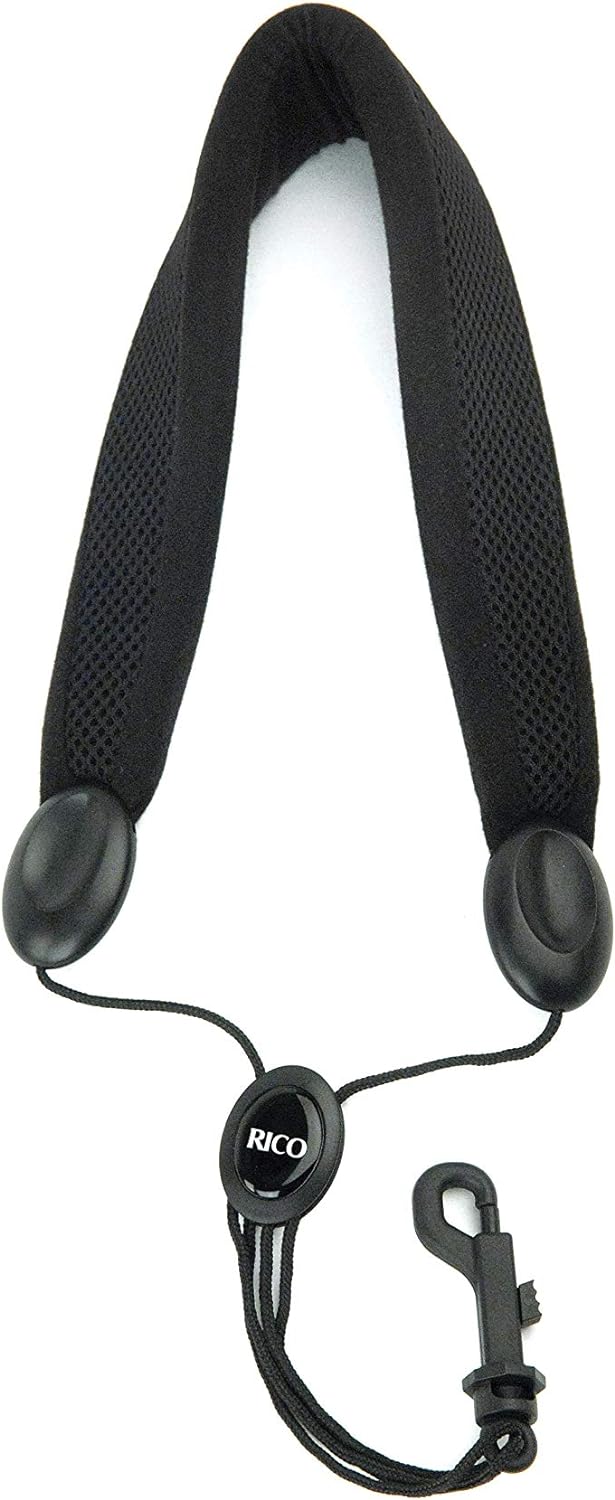 D’Addario Woodwinds Saxophone Neck Strap - For Alto Saxophone & Soprano Saxophone - Padded...