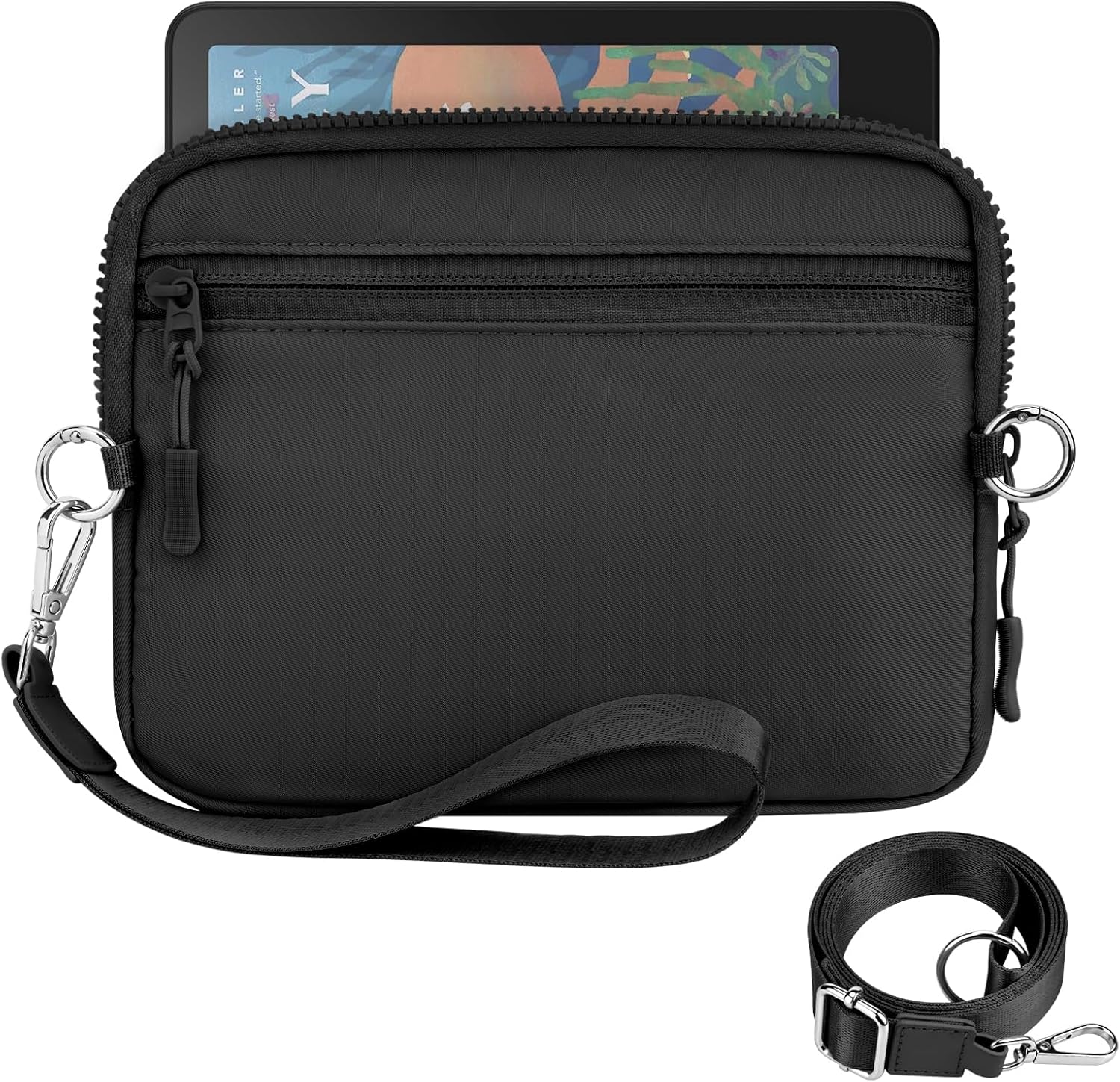 Dadanism 6-7 Inch Protective Padded Sleeve Bag Carrying Case with Shoulder & Wristlet Strap...