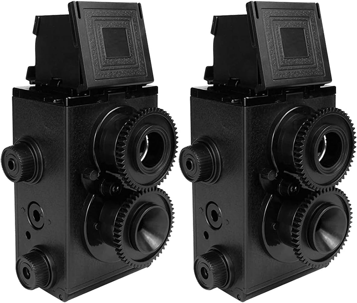 DEVMO 2 PCS DIY Lightnes Compatible with Classic Retro Holga Lomo Recesky TLR Camera 35mm...