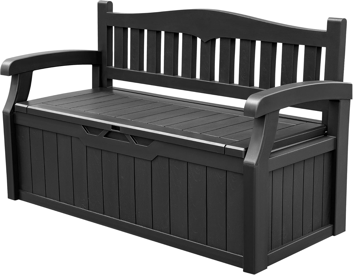 Devoko 80 Gallon Storage Bench Deck Box Lockable for Patio Furniture, Garden Decor and...