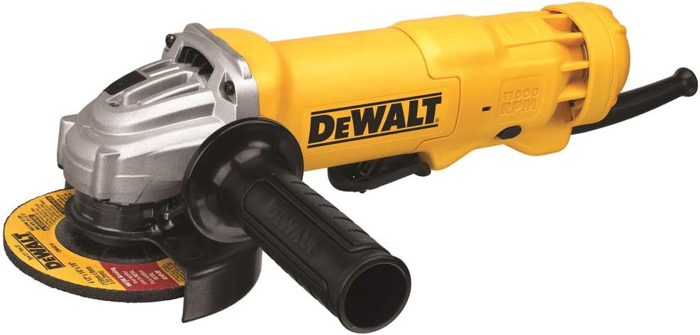 DEWALT Angle Grinder, 4-1/2 in., 11 Amp, 11,000 RPM, Dust Ejection System, Electric Grinder...