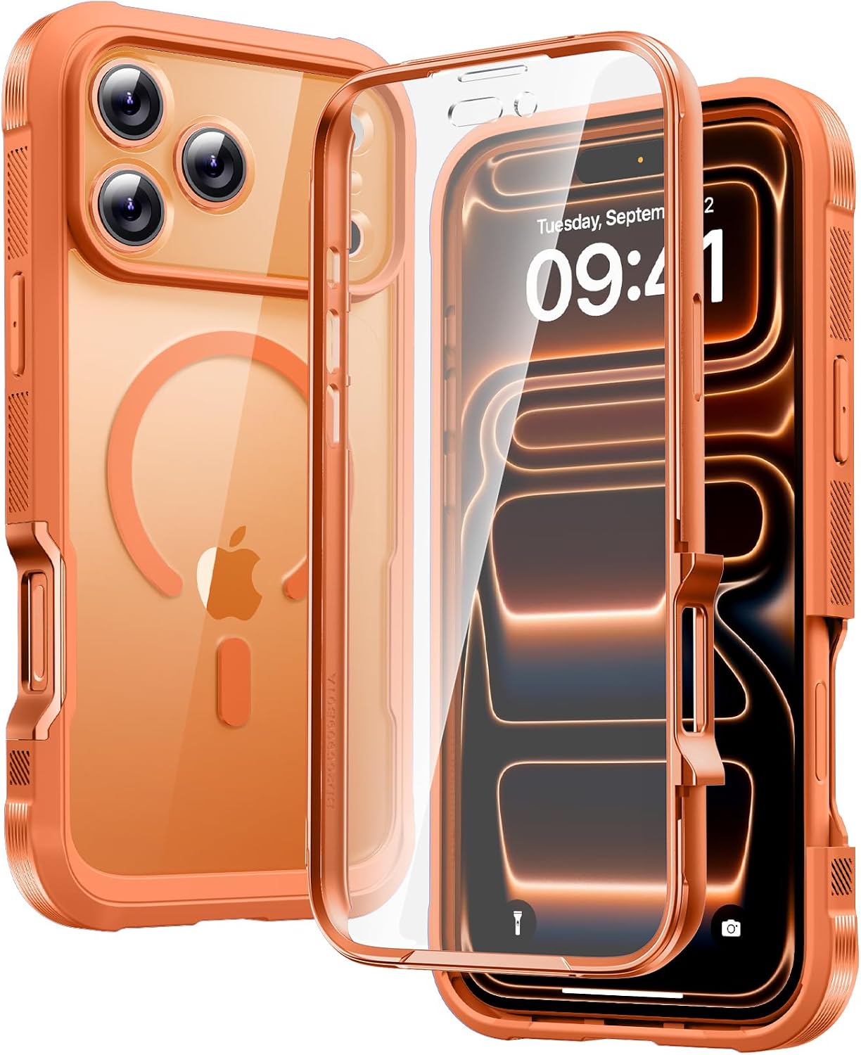 Diaclara Magnetic Designed for iPhone 17 Pro Max Case Full Body Bumper[Compatible with...