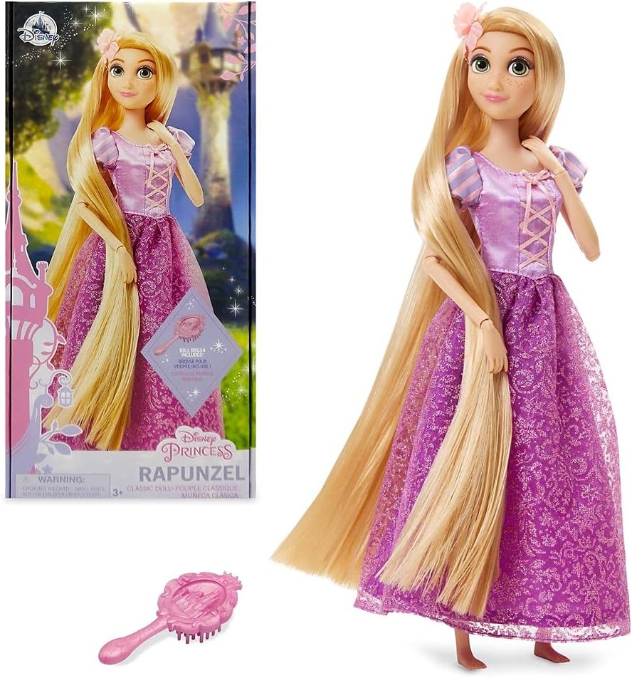 Disney Store Official Princess Classic Doll (Rapunzel from Tangled), 11 Inches, Includes...