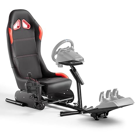 DIWANGUS Racing Simulator Cockpit Racing Wheel Stand with Seat Gaming Chair Sim Racing...