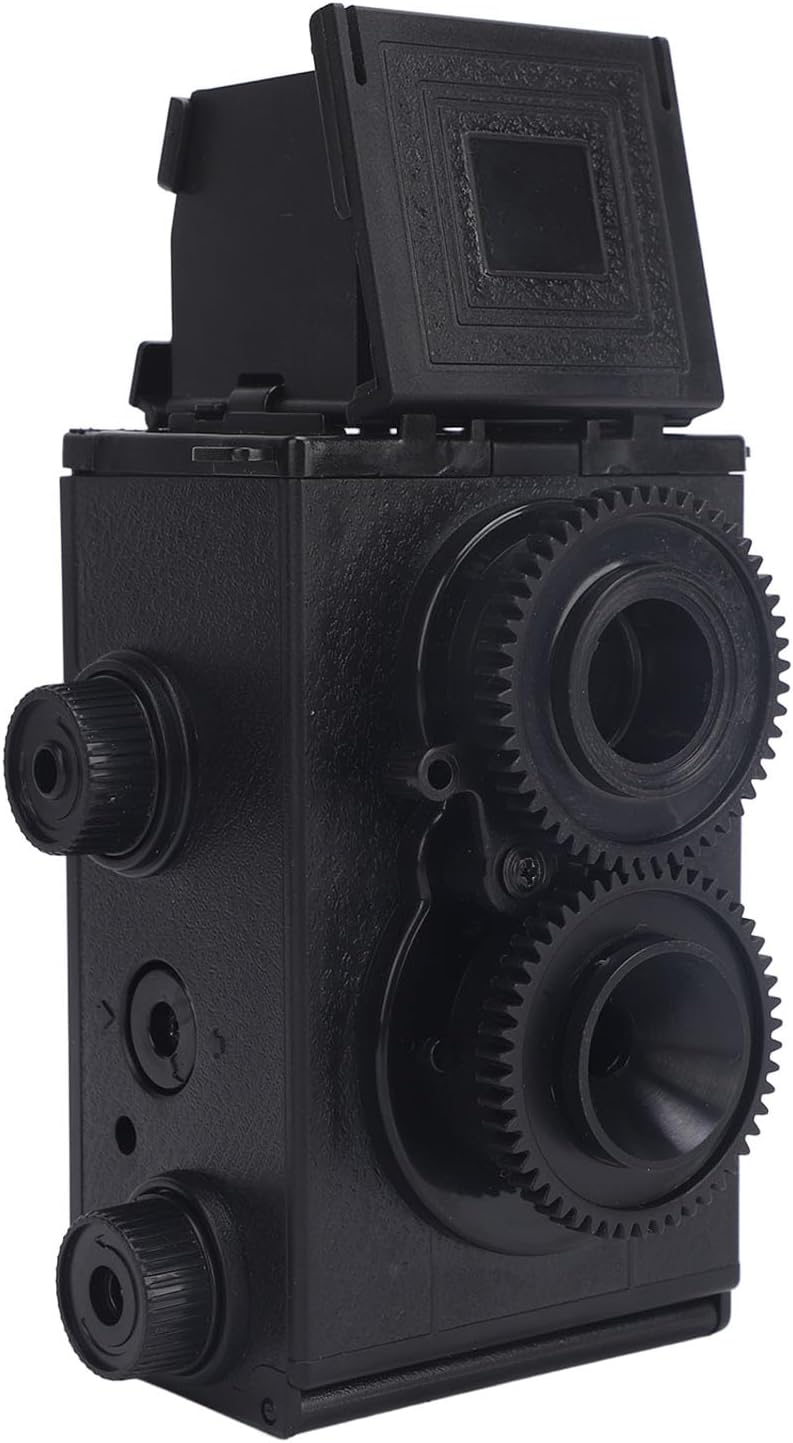 DIY Classic Retro TLR Camera 35mm Film Twin Lens Reflex Kit, 47mm Lens Focal Length, for...