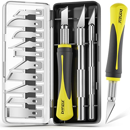 DIYSELF 16-Piece Exacto Knife Set, Craft Knife & Hobby Knife Kit, Precision Knife with... image