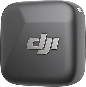 DJI Mic Mini Wireless Lavalier Microphone Transmitter (Infinity Black), Ultralight, for DJI...