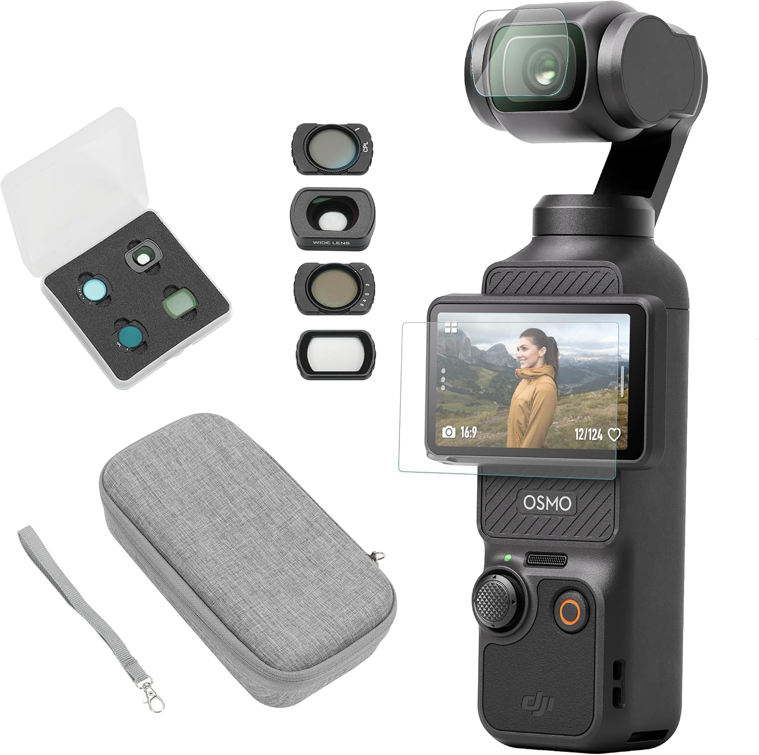 DJI Osmo Pocket 3, Vlogging Cameras with 1'' CMOS & 4K/120fps Vlog Camera, 3-Axis...